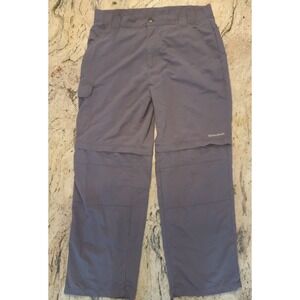 Quechua Convertible Pants Shorts Men's 34 Hiking Decathlon Creation Taupe Gray